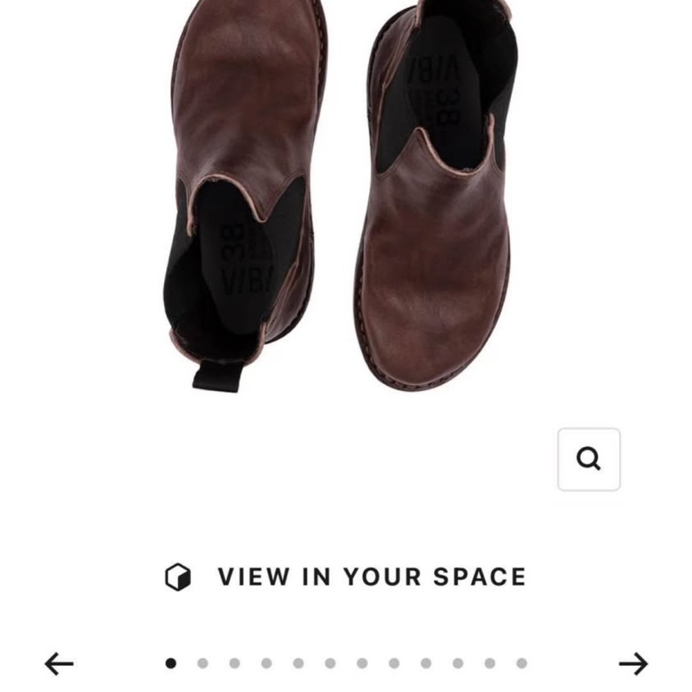 VIBA / VIBAE Helsinki Chelsea leather boots 39